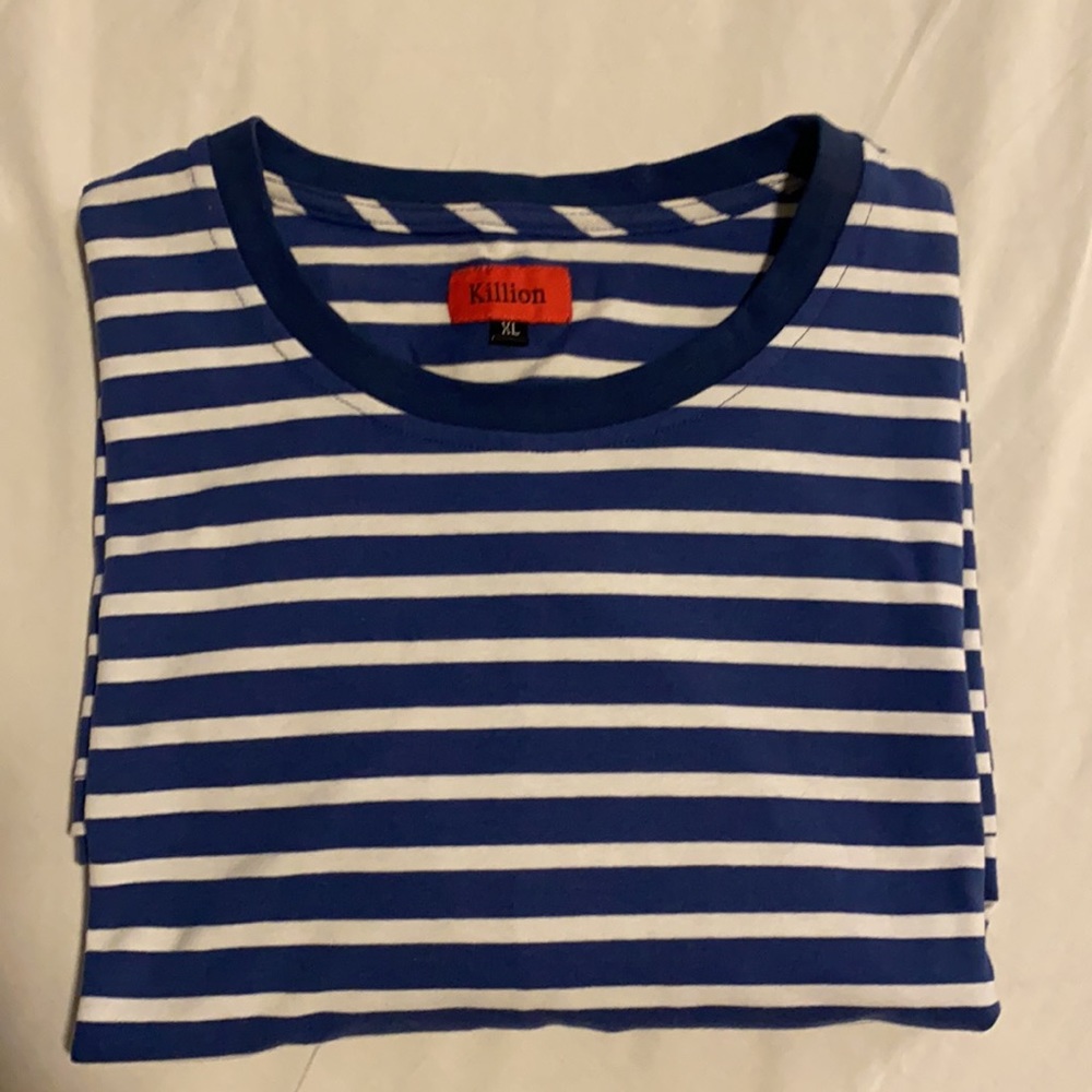 Killion Union Extended Men’s Striped T-Shirt